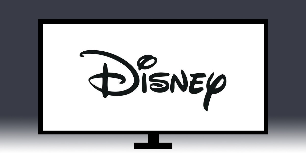 Disney logo on TV